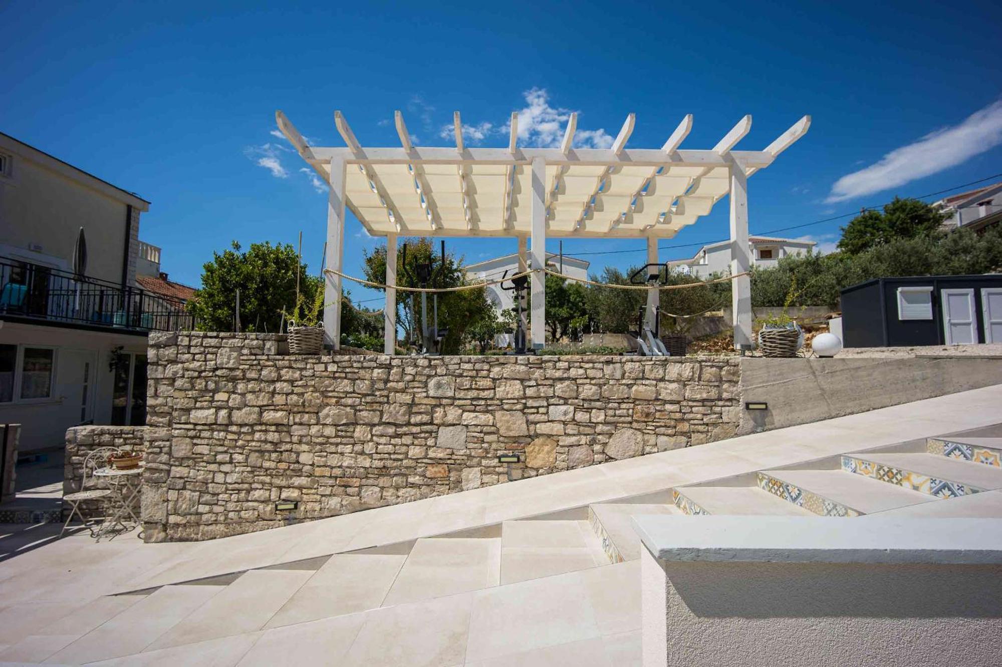 Boutique Guesthouse Sveti Petar, On The Beach, Heated Pool & Boat Berth - Adult Only Nečujam Eksteriør bilde