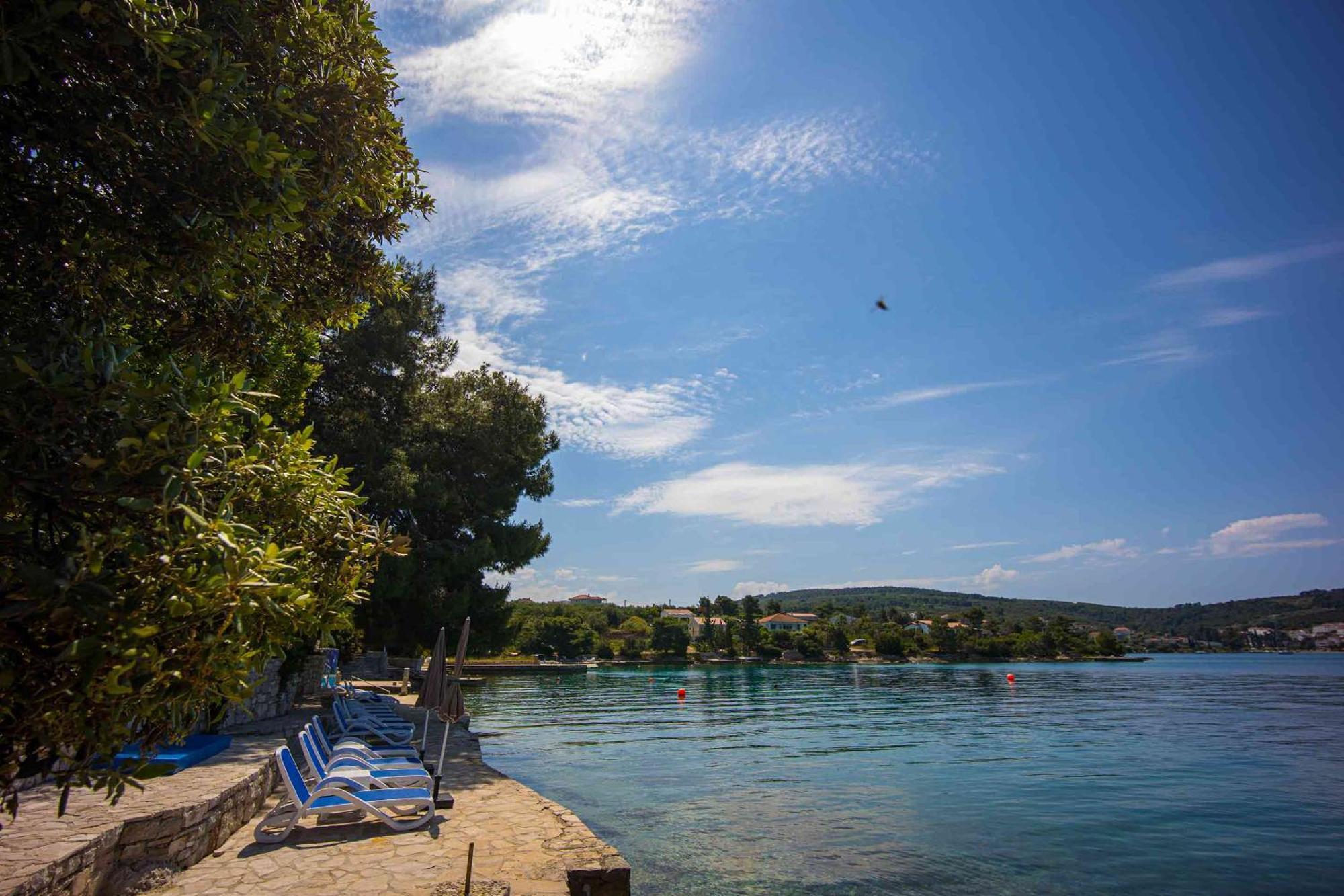 Boutique Guesthouse Sveti Petar, On The Beach, Heated Pool & Boat Berth - Adult Only Nečujam Eksteriør bilde